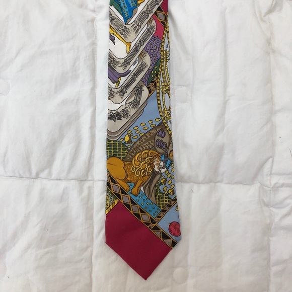 Hermes VTG Tie 80s Authentic - Picture 3 of 8